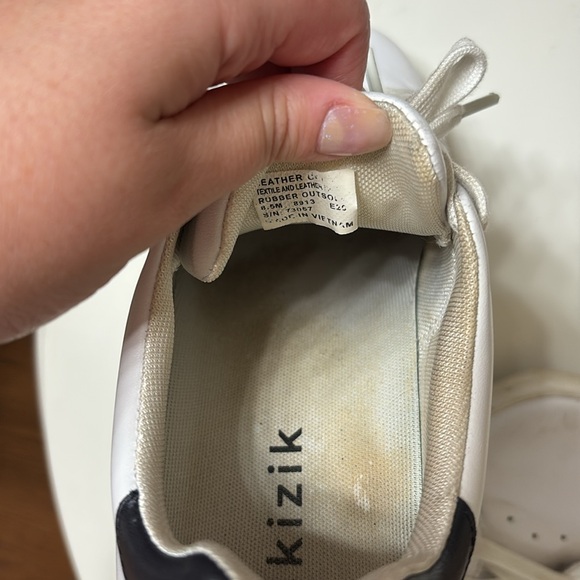 Tory Burch Leather Classic White Lace-Up Sneakers Size 8.5 - Picture 8 of 8